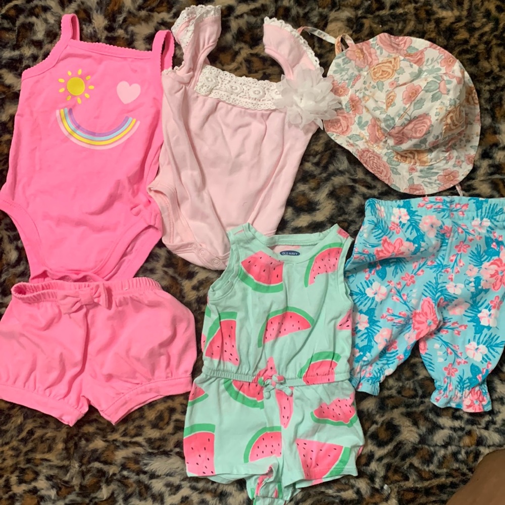 Summer Baby Lot 6 pieces 0-3 months